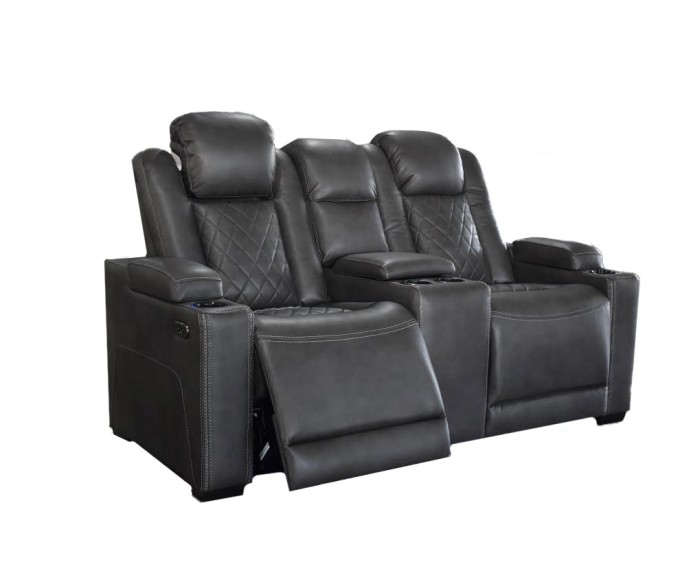 Palmer Leather-gel Power Reclining Loveseat